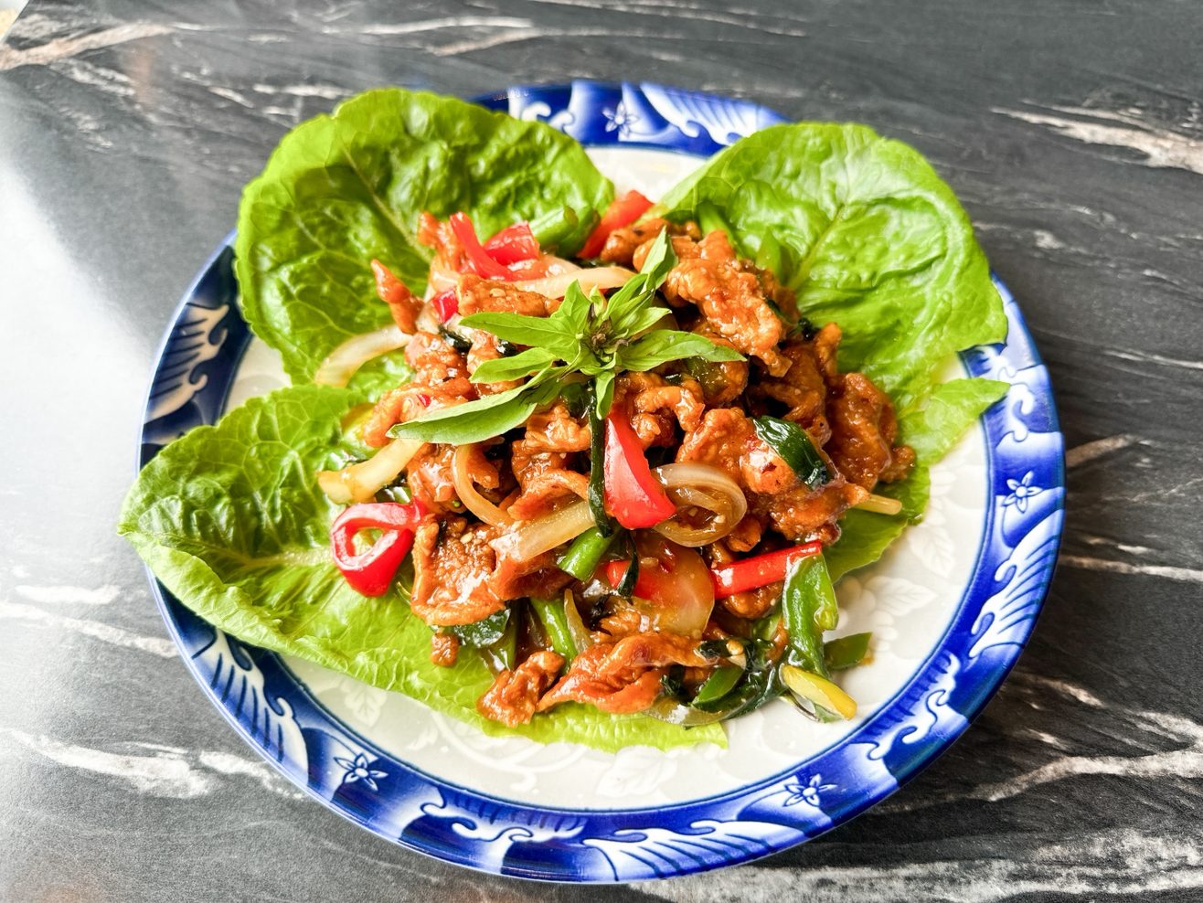 Crispy Chicken Basil 🌶️🌶️.