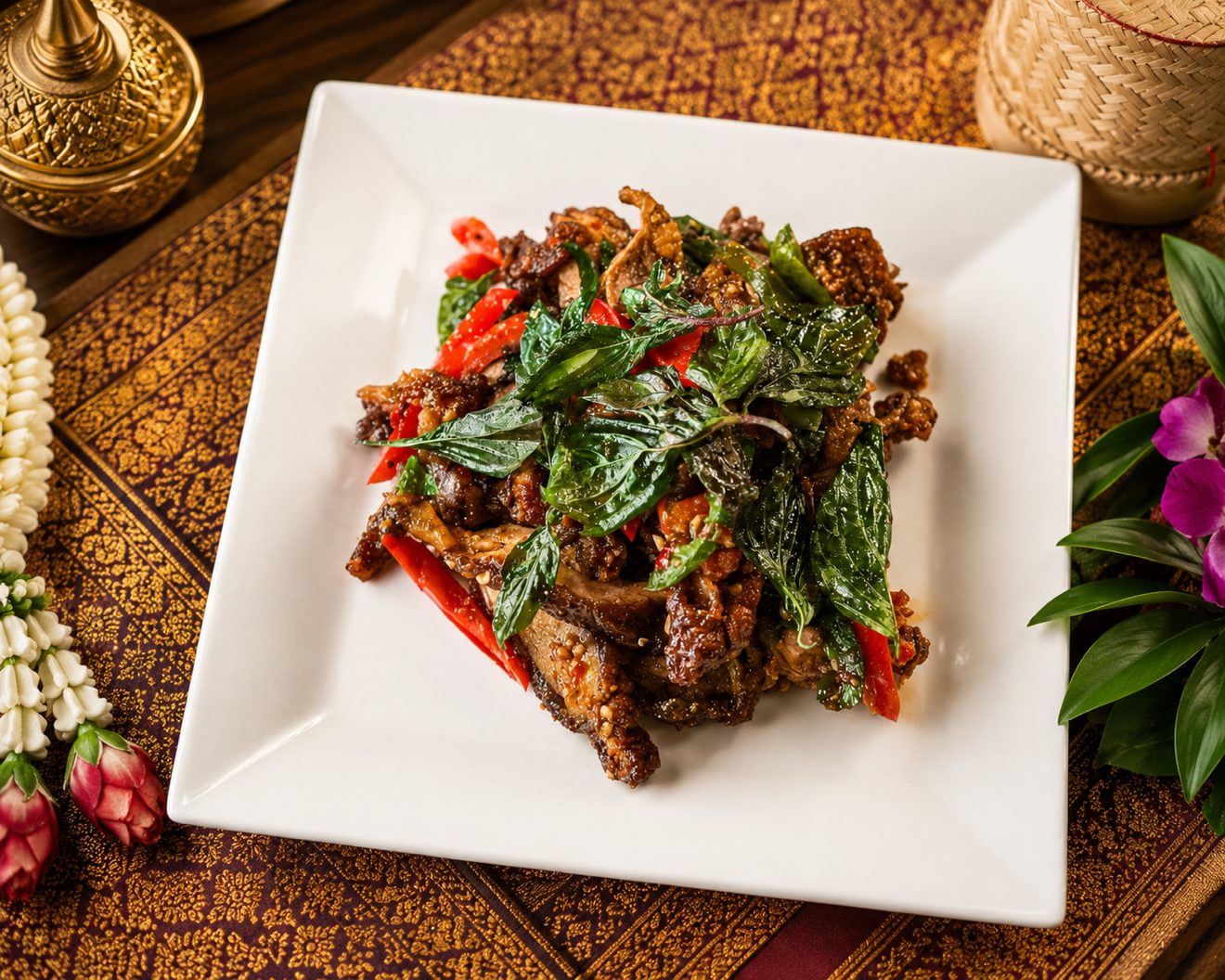 Ka-Prow Crispy Duck 🌶️🌶️.