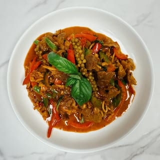 Pad Ped Moo Pah (Medium or Thai Spicy) 🌶️🌶️