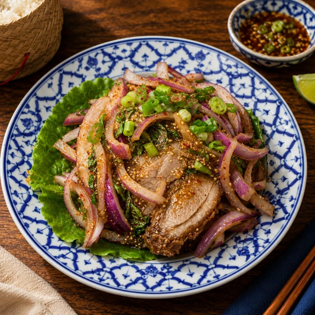 Crispy Duck Salad 🌶️🌶️.