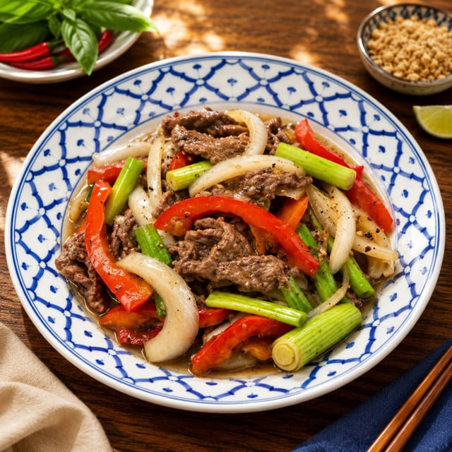 Pepper Steak (Little Spicy) 🌶️.