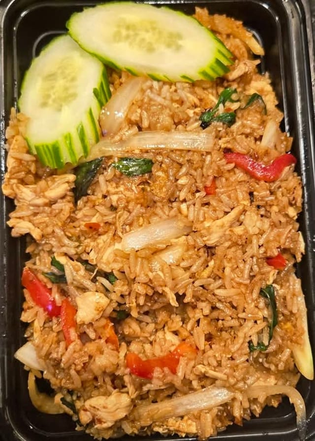 Basil Fried Rice (Lunch).