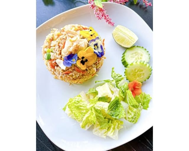 Crabmeat Fried Rice Gluten.